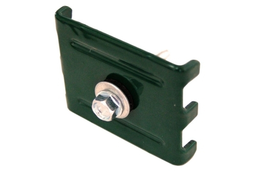 Крепление Скоба и саморез 5,5х32 RAL 6005