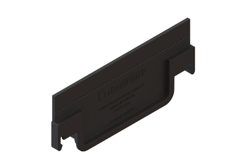 Заглушка торцевая пластиковая для лотков водоотводных пластиковых 8050-М/80571-М