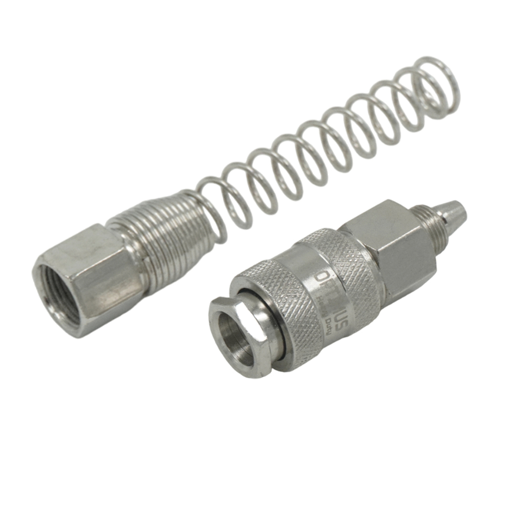 OPT-720SPS Соединение быстросъемное пневматическое с пружинкой, резьба 1/4"