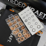 WDK-214067 Набор медных шайб, 15 типоразмеров, 150 шт