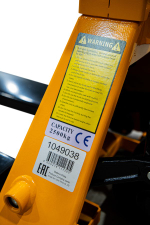 Тележка гидравлическая с весами 2500 кг 1150 мм полиуретановые колеса XILIN BFC25