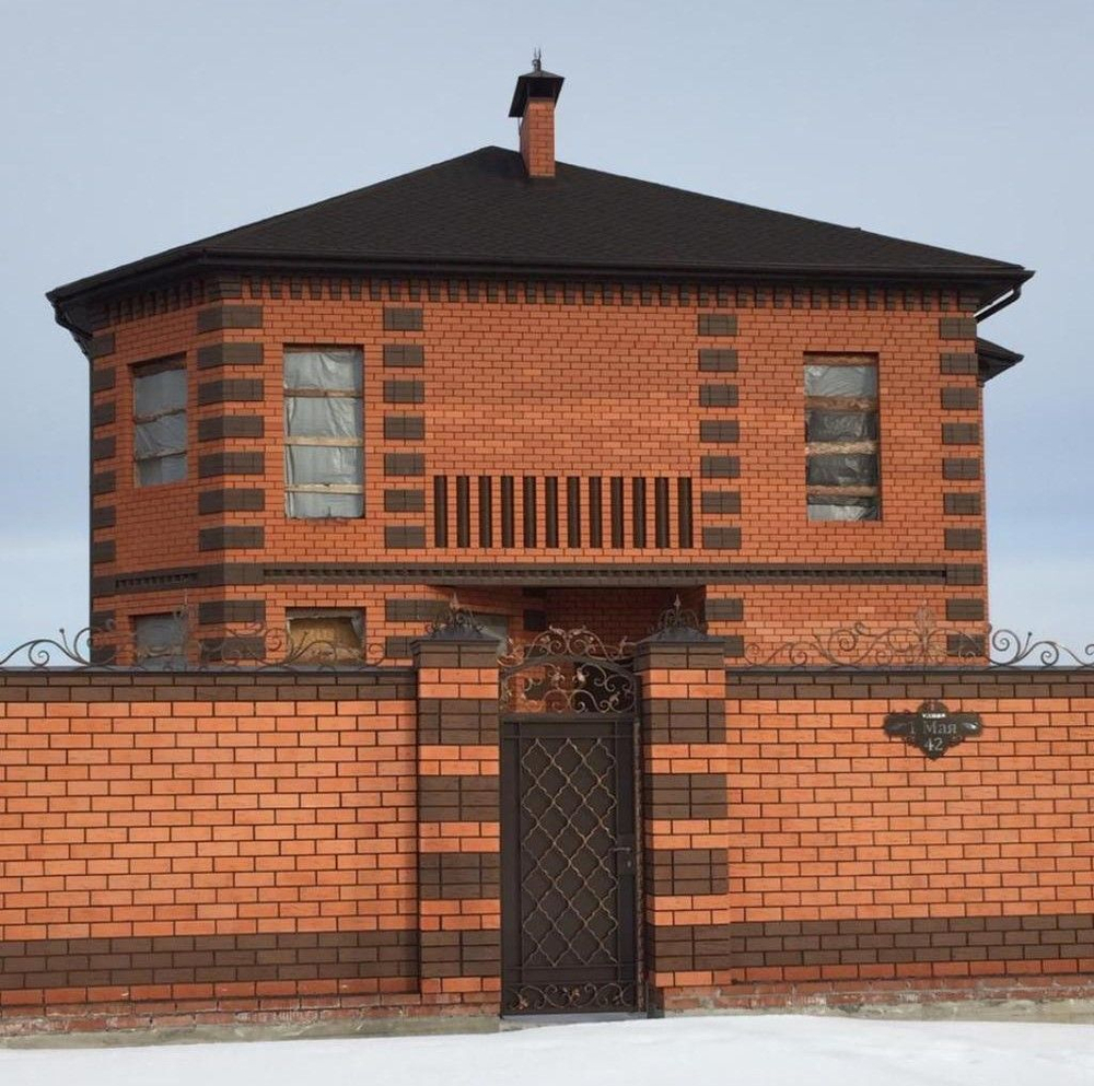 Кирпич керамический УГК утолщенный Красный Рустика
