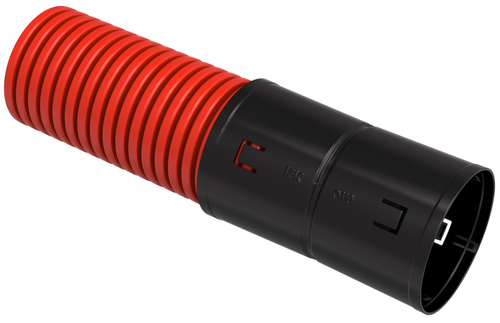 Труба двустенная ПНД гибкая д.90мм для кабельной канализации Бухта 50м, с протяжкой, цвет красный, с CTG12-090-K04-050-R IEK (ИЭК) IEK (ИЭК)