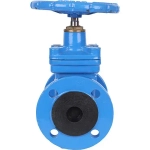 Задвижка с обрезиненным клином фланцевая Ду50 Ру16 Tecofi VOC4241C-00EP0050