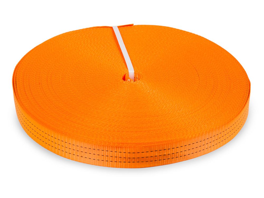 Лента текстильная для ремней TOR 50 мм 2500 кг (оранжевый) (S)