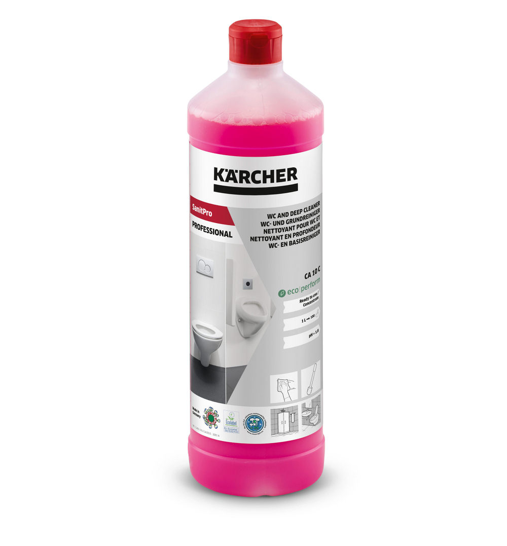 Средство для чистки санузлов SanitPro CA 10 C eco!perform, 1 л