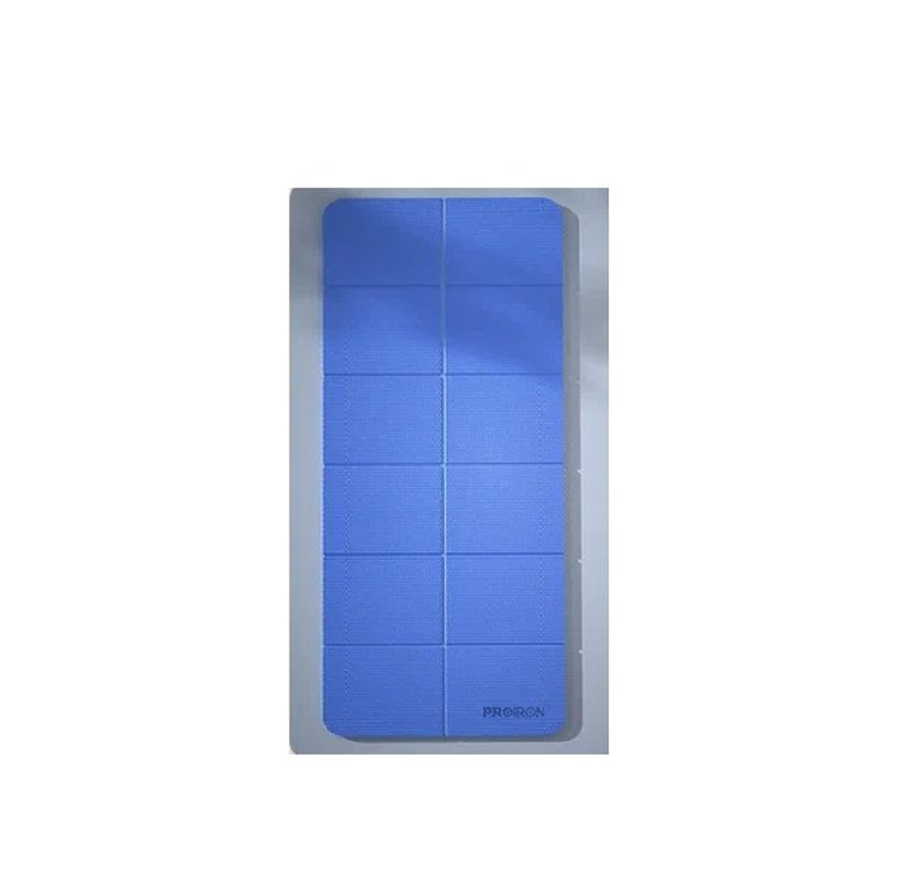 Коврик складной для йоги и фитнеса 1830х610х6 мм TPE, синий ProIron от ГЕЛЕОС