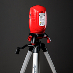 Лазерный уровень ML01T, дальность 10 м, точность ± 0,5 мм, / 1 м, длина волны 650 нм, проекция 1 вертикальная 1 горизонтальная плоскость, резьба под штатив 5/8", штатив в комплекте Matrix