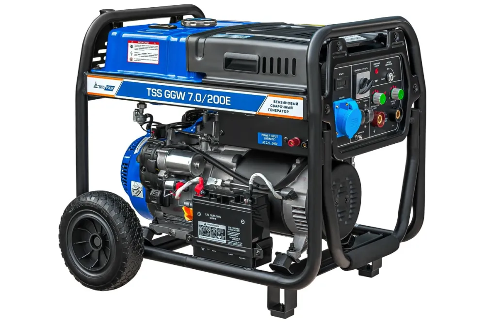 Бензиновый сварочный генератор TSS PROF GGW 7.0/200E