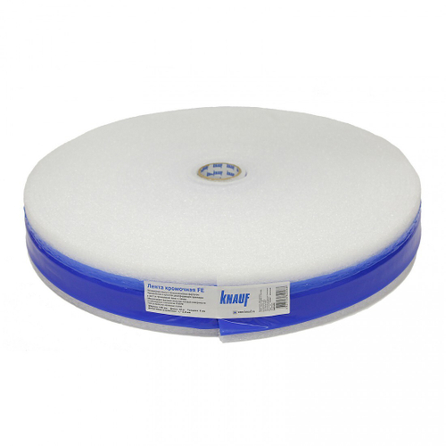 Лента кромочная демпферная Knauf FE с полосой полиэтиленовой пленки, 100 мм, 40 м, шт