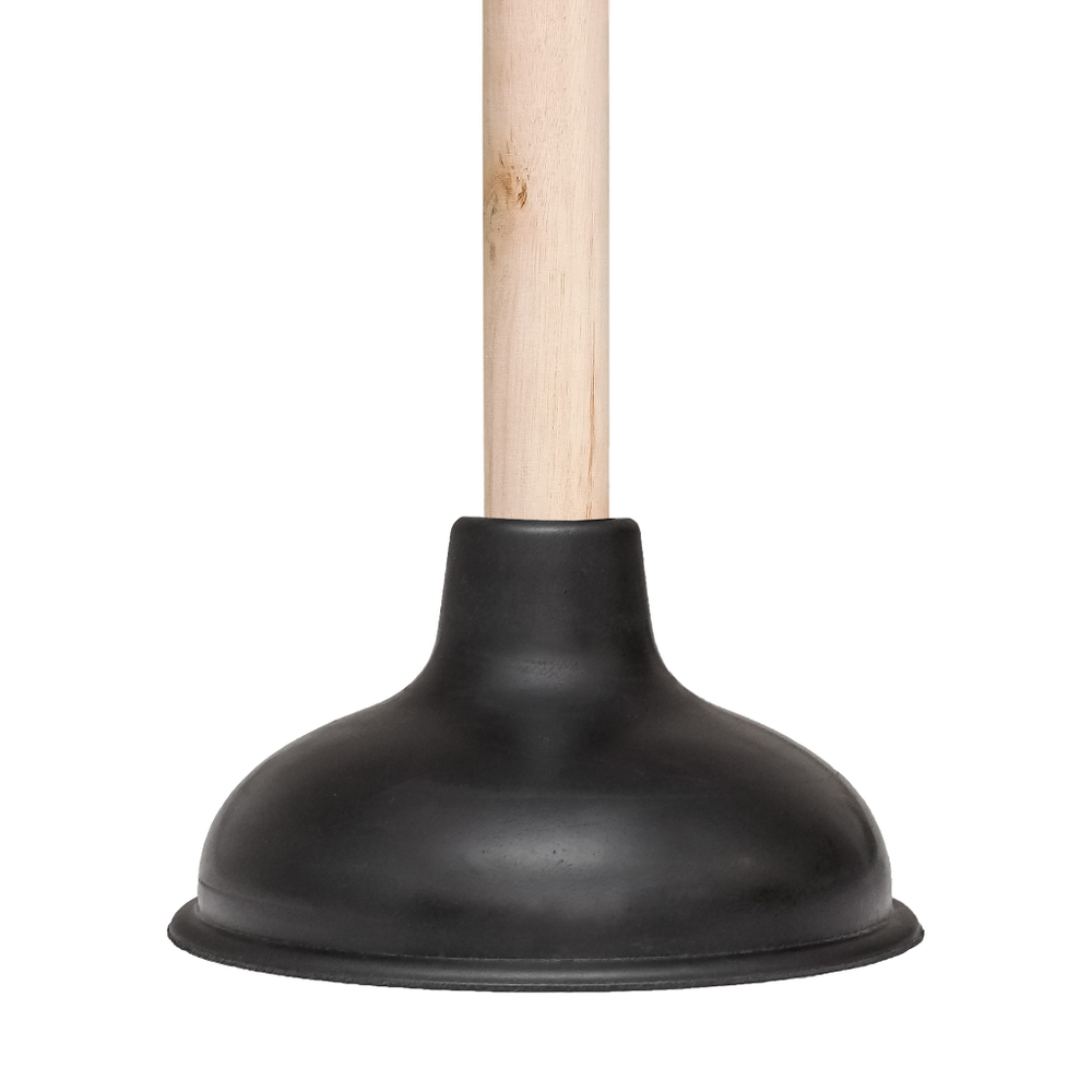 Вантуз для удаления засоров "Классик", деревянная ручка 48 см