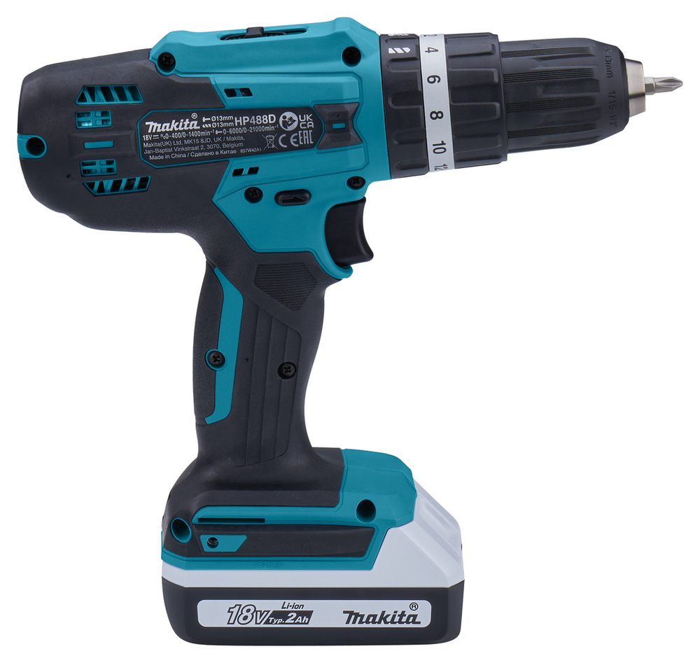 Ударная дрель-шуруповёрт Makita HP488D006