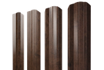 Штакетник М-образный А фигурный 0,45 Print Premium Antique Wood TwinColor