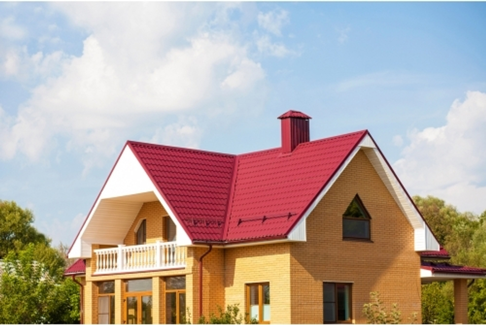 Металлочерепица классик 0,5 Satin RAL 3005 красное вино