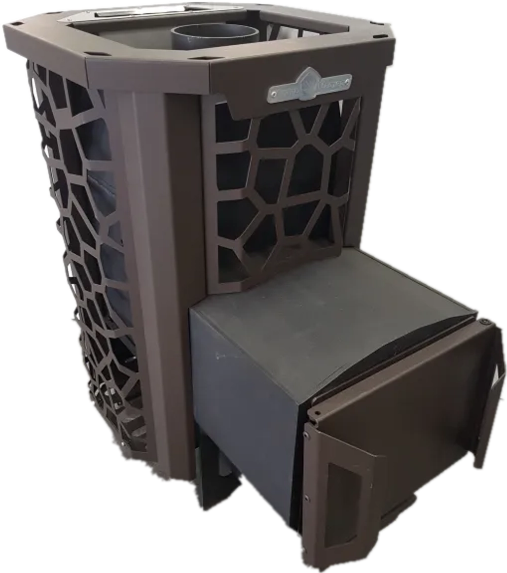 Печь для бани Сталь-Мастер HARD 16М Саванна БЕЗ ДВЕРКИ закр каменка дровяная