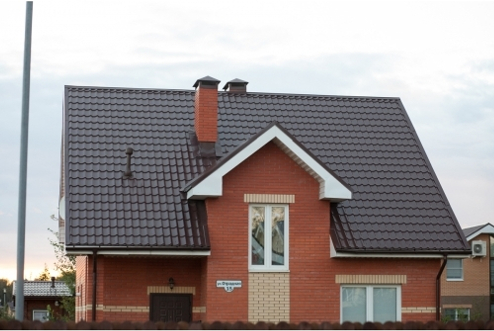 Металлочерепица классик 0,5 Satin RAL 8017 шоколад