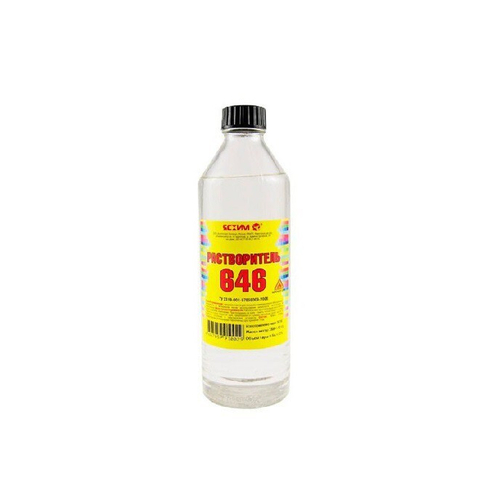 Растворитель-646 0,5 л, шт