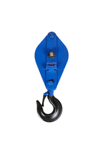 Блок монтажный однорольный с крюком TOR 0,5 т с откидной щекой (S)*