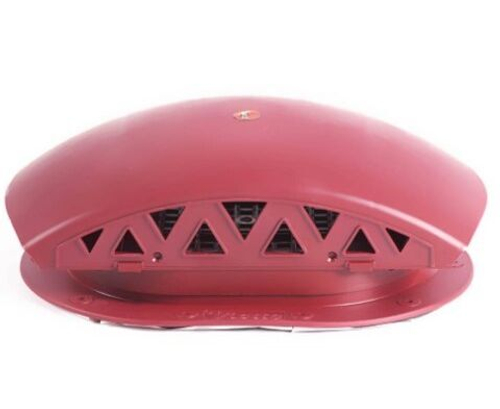 Вентилятор подкровельного пространства для готовой мягкой и фальцевой кровли, черепаха 352/250/115 красное вино RAL 3005