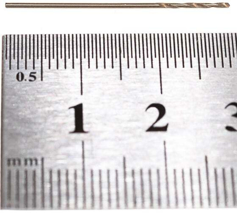 Сверло по металлу (0.8х10х30 мм; ц/х; Р6М5К5; А1; 135 град) GRIFF a112008