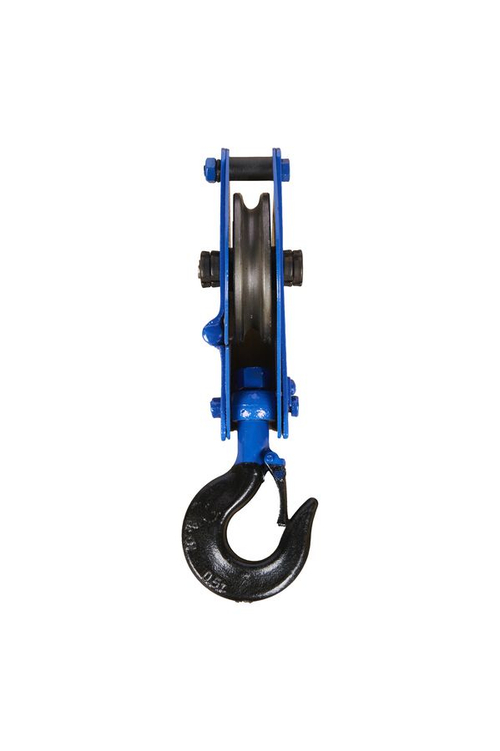 Блок монтажный однорольный с крюком TOR 0,5 т с откидной щекой (S)*