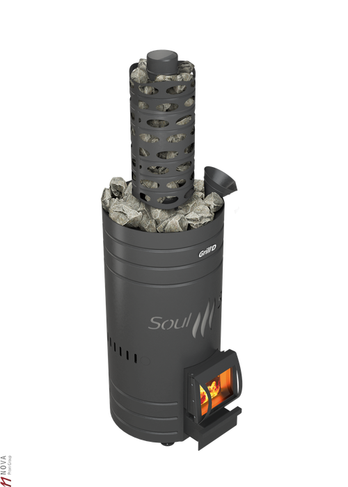 Каменка натрубная Grill'D Bochka