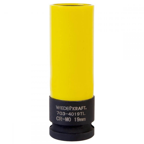 WDK-703-4019L Головка торцевая ударная тонкостенная 1/2", 6 гр. 19 мм.