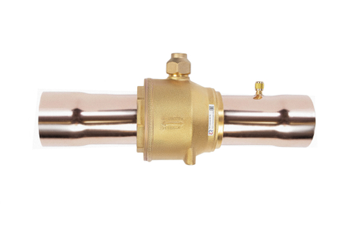 Ридан GBC 009L7981R — Запорный шаровой кран, DN65, присоединительные патрубки 3"1/8 с портом, под пайку ODF