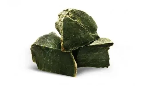 Камень для бани Нефритоид колото-пиленый крупный 10 кг ведро/коробка Банный Эксперт