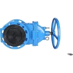 Задвижка с обрезиненным клином фланцевая Ду200 Ру16 Tecofi VOC4241C-00EP0200