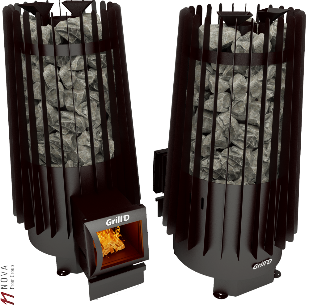 Печь для бани Grill'D Cometa 180 Vega long black