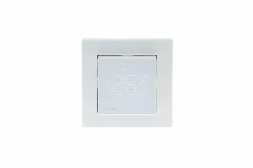 Ридан 088L1141R — Электронный комнатный термостат RSmart-SW с Wi-Fi подключением 230V, белый