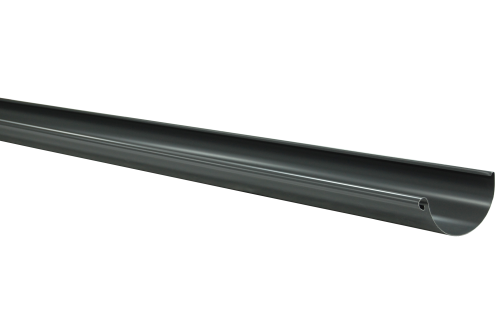 Желоб полукруглый Optima 125мм 3м RAL 7024 мокрый асфальт