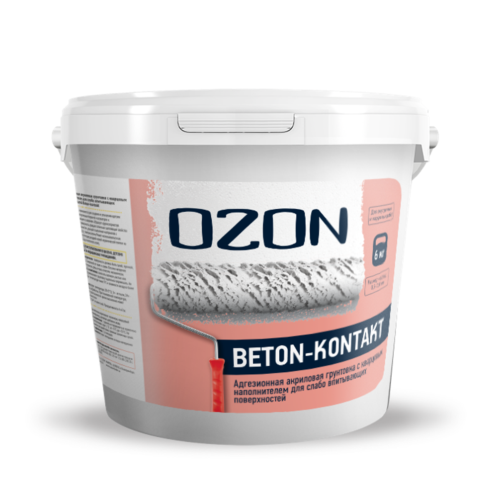 Грунтовка бетоконтакт OZON Beton-kontakt ВД-АК-040-6,5   обычная