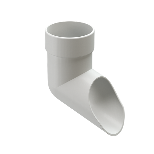 Наконечник для водосточной трубы LUX, пломбир