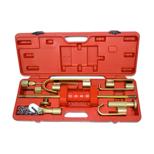 WDK-65021  Обратный молоток с комплектом аксессуаров в пластиковом кейсе.