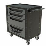Gt4.grey Тележка инструментальная Garopt 4 ящика СЕРАЯ, Серия "Low-cost"