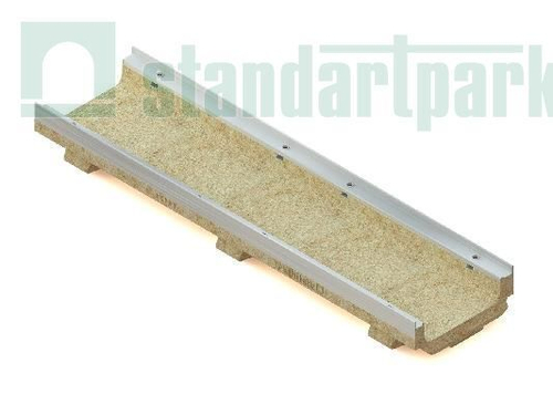 Лоток водоотводный CompoMax Drive полимербетонный усиленный DN200 H100