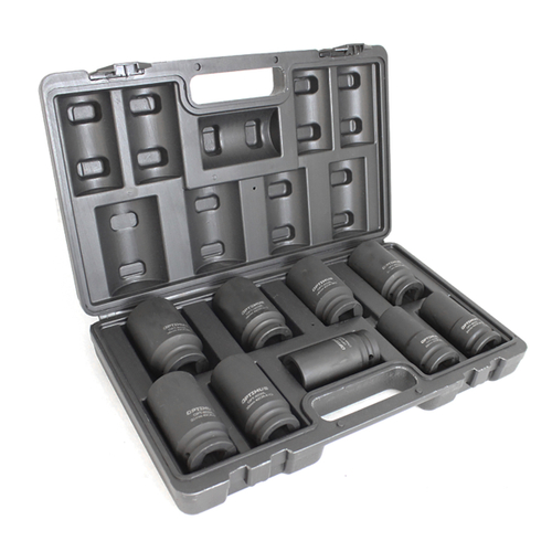 OPT-60209 Набор ударных головок глубоких 3/4" 9 пр., 22-38 мм.