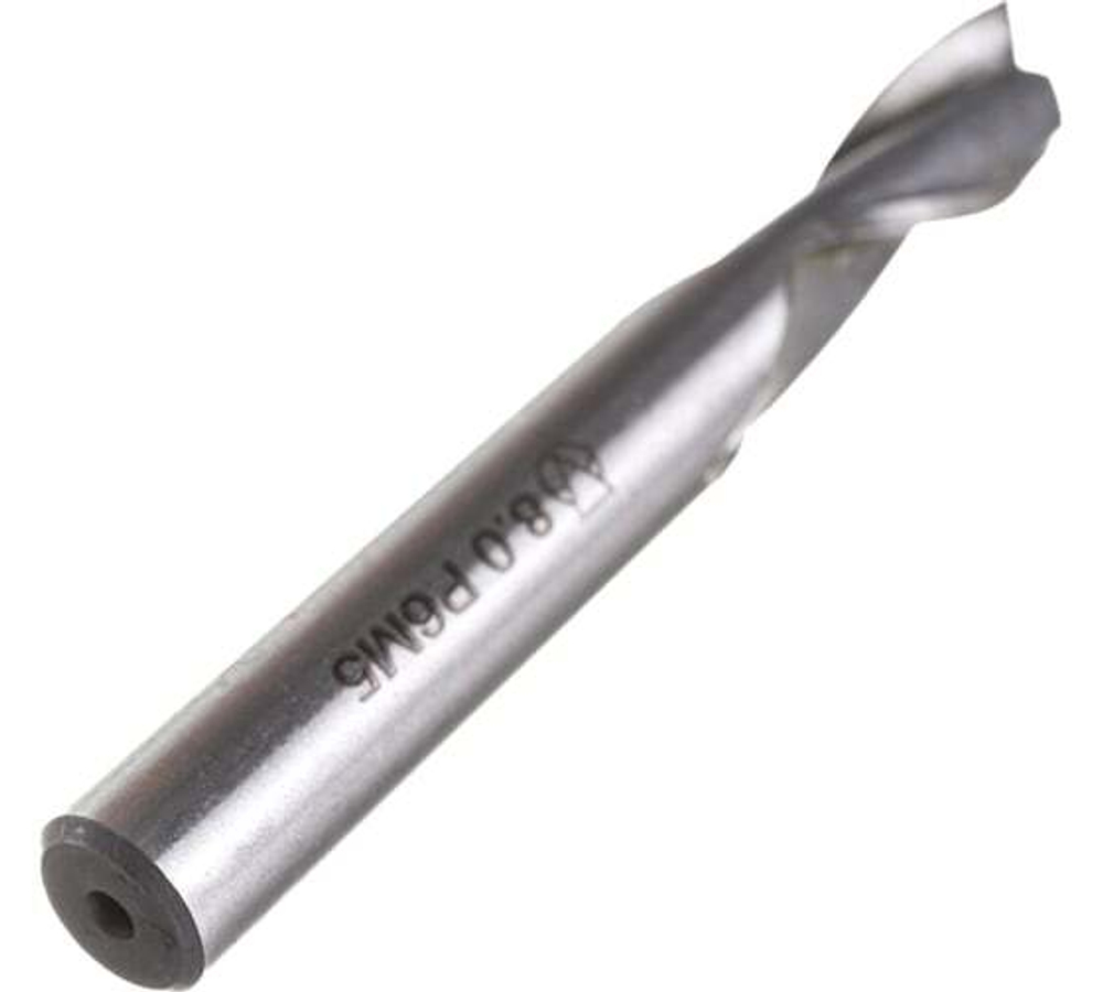 Фреза концевая (8х63х19 мм; Р6М5; 2 перая; ц/х) GRIFF a300035