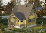 Угол желоба 90˚ Premium, каштан