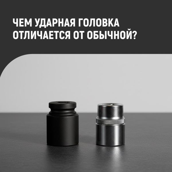 Чем отличается обычная головка от ударной? 🤔