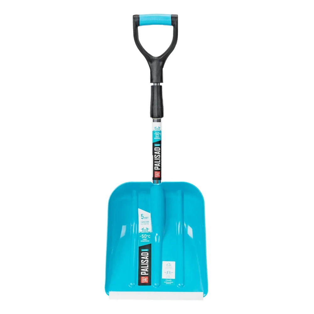 Лопата для уборки снега пластиковая Luxe, 270 х 310 х 760 - 960 мм, телескопический черенок, Palisad