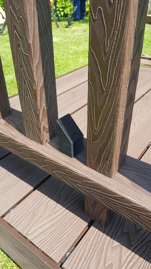 Кронштейн для столба 125*125 мм (100*100*1000 мм) PG, коллекция SINGARAJA, металлический