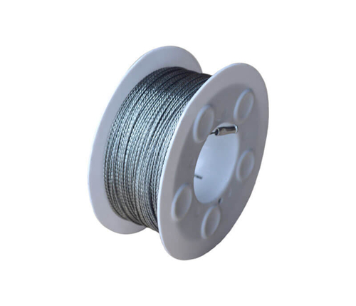 WDK-65106  Струна для снятия стекол автомобиля витая. Длина 22,5 м.