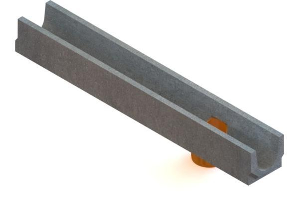 Дренажный лоток BetoMax Basic DN100 H125