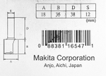 Фреза пазовая 18х35, S12, 2T Makita D-10431
