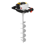 Мотобур DX-52, объем двигателя 52 см3, соединение 20 мм, без шнека Denzel