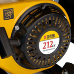 Генератор инверторный GT-2500iF, 2.5 кВт, 230 В, бак 5 л, открытый корпус, ручной старт Denzel