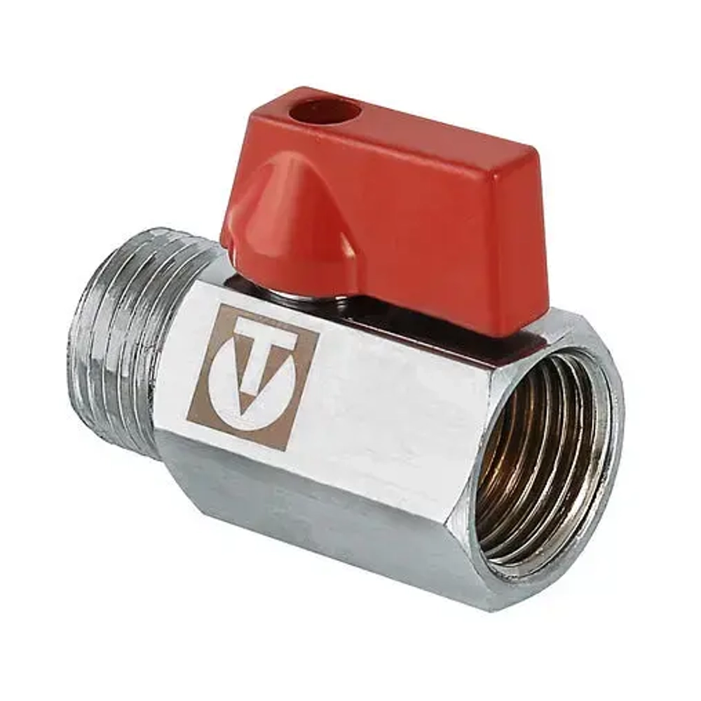 Кран шаровый мини ½"в x ½"н Valtec Mini VT.331.N.04